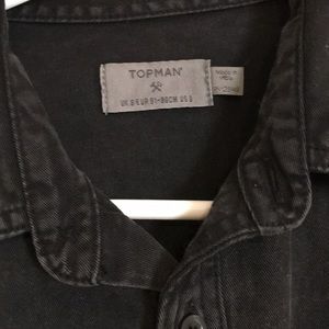 Topman size small men’s weathered shirt